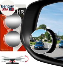 Blind Spot Mirror for Car 2 Pack - HD Frameless Wide-Angle Convex Mirror for S