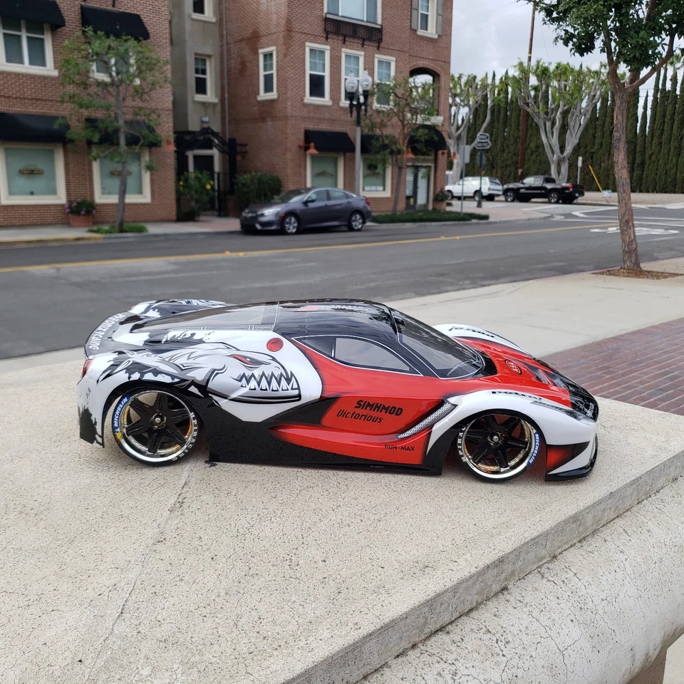 1/10 Custom Print LAFERRARI 4Tec-2 HPI RDS DC10 YD2 MST TT02 FZ02 Body Only - Image 3 of 4