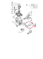 Schlauch Griff D'air Alfa Romeo 166 Original 55193283