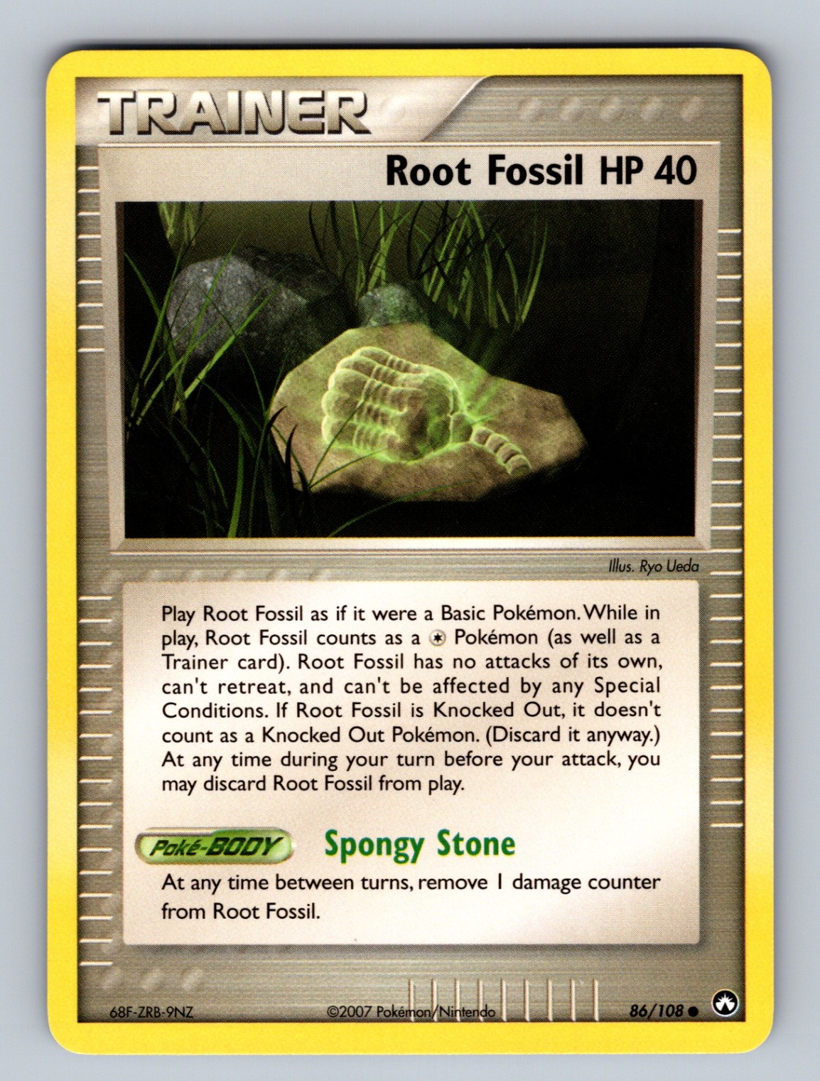 Root Fossil 86/108 Common Power Keepers NM Pokemon TCG