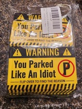 200 Pcs Bad Parking Cards You Parked Like An Idiot Funny Violation Multi Reason