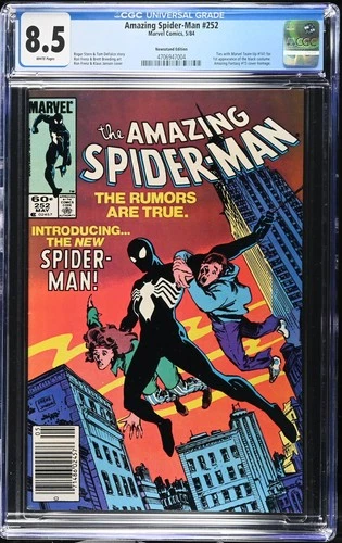 Amazing Spider-Man #252 - Marvel Comics 1984 CGC 8.5 Ties with Marvel Team-Up #1