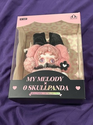 Authentic Pop Mart Skullpanda X My Melody Plush Pink New | eBay