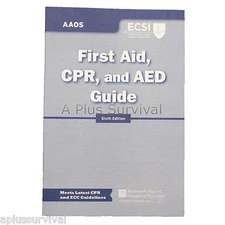 63 Page First Aid Book - Perfect for Emergency Camping Hunting Survival Kits
