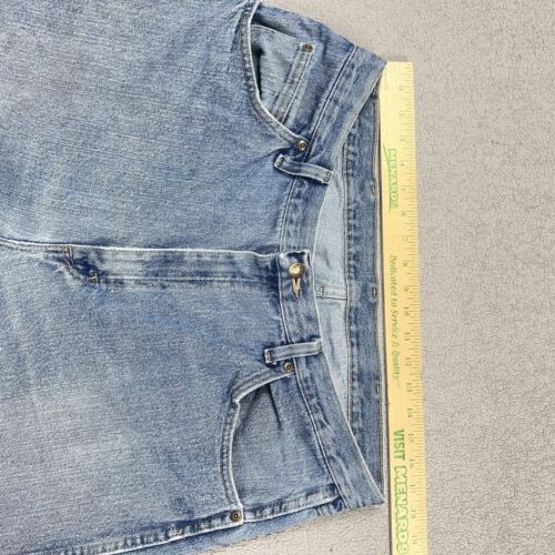 Jeans Wrangler "Blues" vintage uomo 38x34 blu lavaggio chiaro denim lavoro/western - Foto 4 di 13