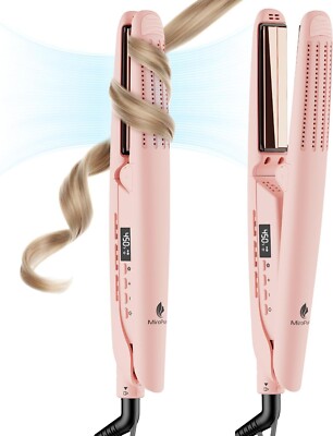 MiroPure 360° Airflow Styler Curling Iron Titanium Flat Iron Hair Straightener