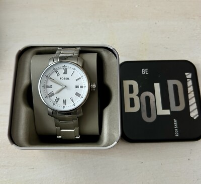 Fossil Rhett Three-Hand Men display picture 3