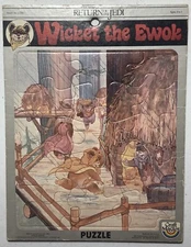 1983 Star Wars Return Of The Jedi Darth Vader Wicket Ewok Puzzle Craft Master