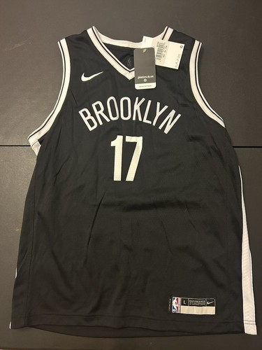 NIKE YOUTH BROOKLYN NETS DENNIS SCHRODER #17 JERSEY LARGE 14-16 SWINGMAN $79