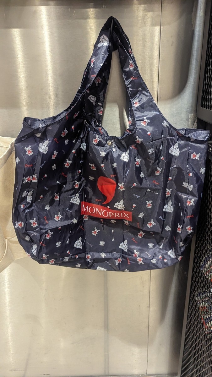 Cheques Vacances Monoprix French Shopping Bag Eiffel Tower