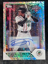 2023 Topps Mini Diamond REFRACTOR PRO DEBUT ROOKIE AUTO Danyer Cueva 046/199