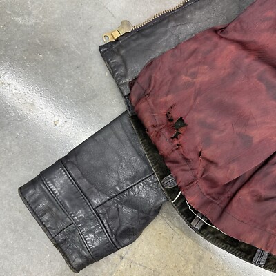 【古着】Woolly Mammoth ウーリーマンモス レザージャケット 70s Vintage 70s Woolly Mammoth Handmade Leather Jacket Large | eBay