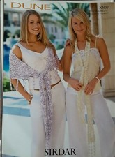 New Original Sirdar Dune Scarf/shawl Knitting Pattern 8507