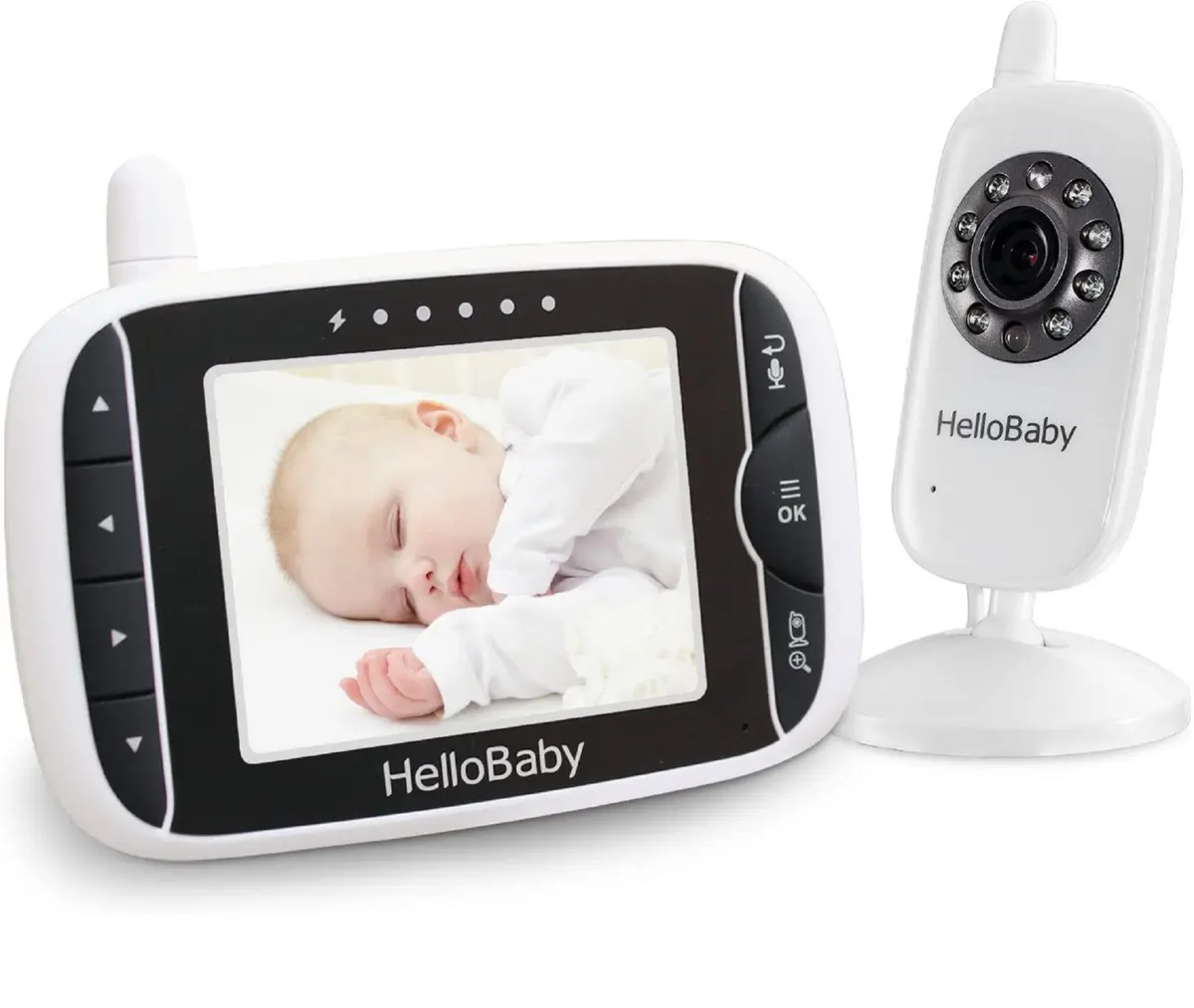 sensibilidad márketing Relación Monitor De Video Para Bebe Con Camara Audio Vision Nocturna Baby Monitor  Camera | eBay