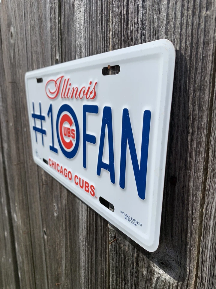 CHICAGO CUBS LICENSE PLATE #1 FAN COLLECTABLE - Image 2 of 4