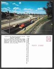 Old Michigan Postcard - Detroit - Edsel Ford Expressway