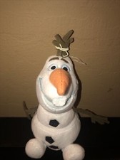 8" Genuine Disney Store Frozen Olaf The Snowman Soft Stuffed Plush