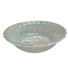 Vintage Anchor Hocking Made In USA Iridescent Dessert Bowl - Swirl - 5” Diameter