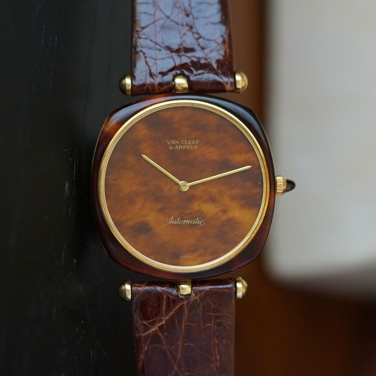 Van Cleef Arpels VCA x Gerald Genta Tortoise 18k Gold G1510 D31