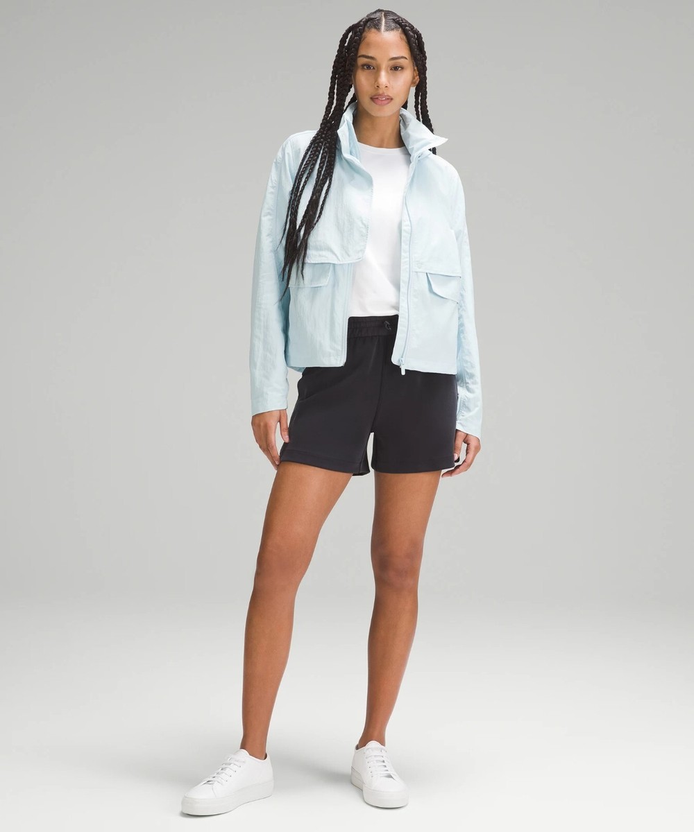 NEW Women Lululemon Always Effortless Jacket Powder Blue