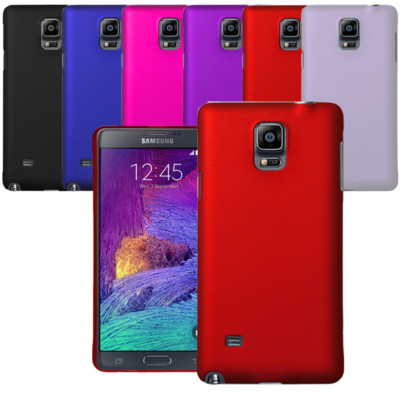 Für Samsung Galaxy Note 4 Slim Hybrid Hard Case Clip On Matt Cover