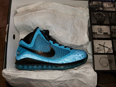 2010 Nike Air Max Lebron VII 7 All Star Chlorine Blue Black  display picture 3