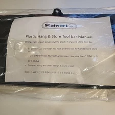 Stalwart Tool Storage Wall Mount Shelf Hand Tool Holder Mountable Garage/Shed