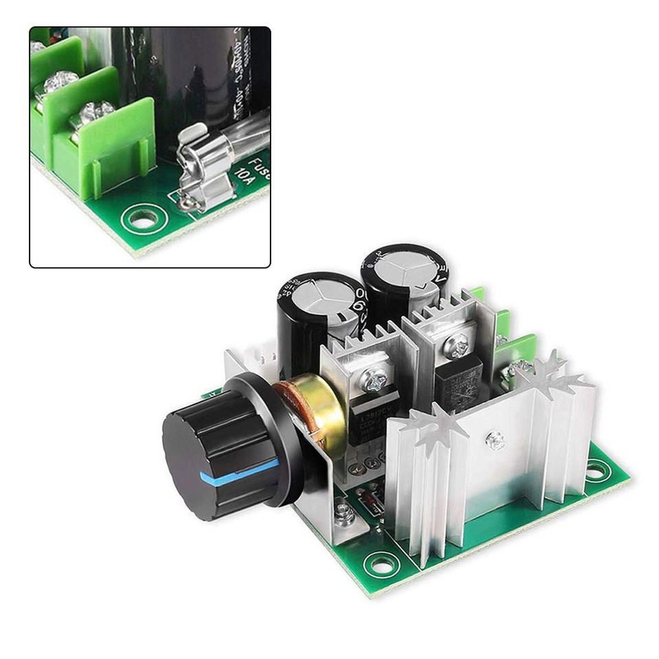 For DIY Projects DC Motor Speed Regulator Builtin Fuse Efficient