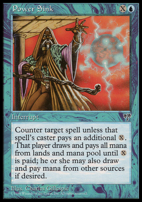 Magic the Gathering MTG Power Sink (83) Mirage   LP
