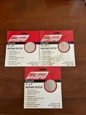Wal-Board Tools 4 in. x 4 in. Self Adhesive Drywall Repair Patch Lot of 3