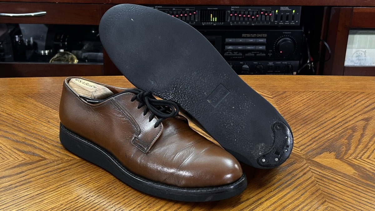 Red Wing Postman 101 Brown Leather Oxford Lace Up Working
