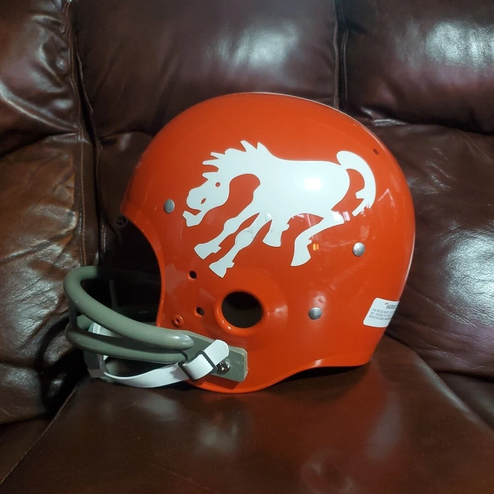 Vintage Denver Broncos Riddell Kra-Lite RK2 Football Helmet - Image 3 of 4