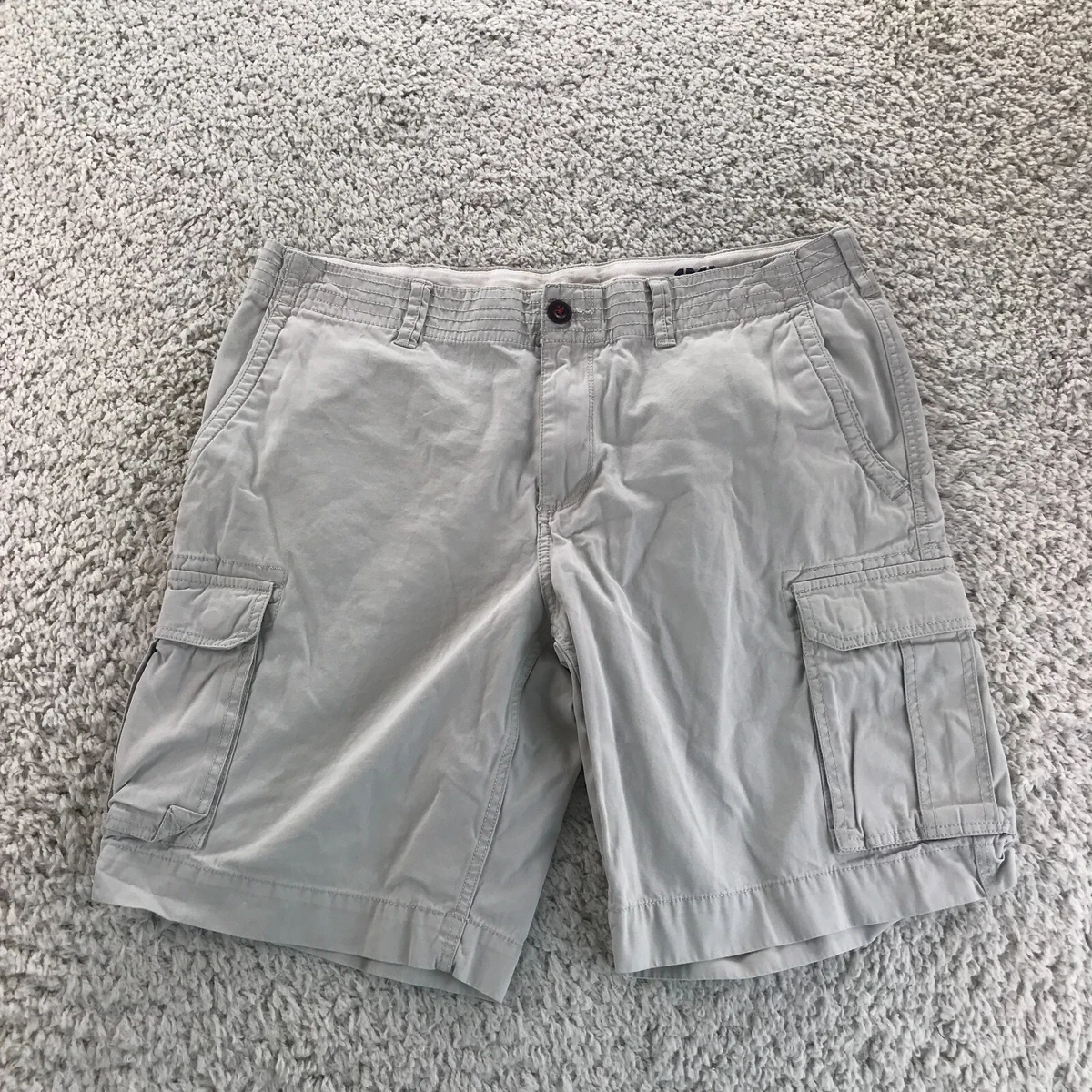 Tommy Hilfiger Cargo Shorts men 38 outdoor casual cream eBay