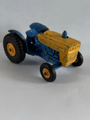 Matchbox Ford Tractor Diecast Blue Yellow Black Matchbox Series No. 39 Toy - Image 1 of 4