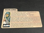 gi joe lot File Card 1982 Rock & Roll Great Condition