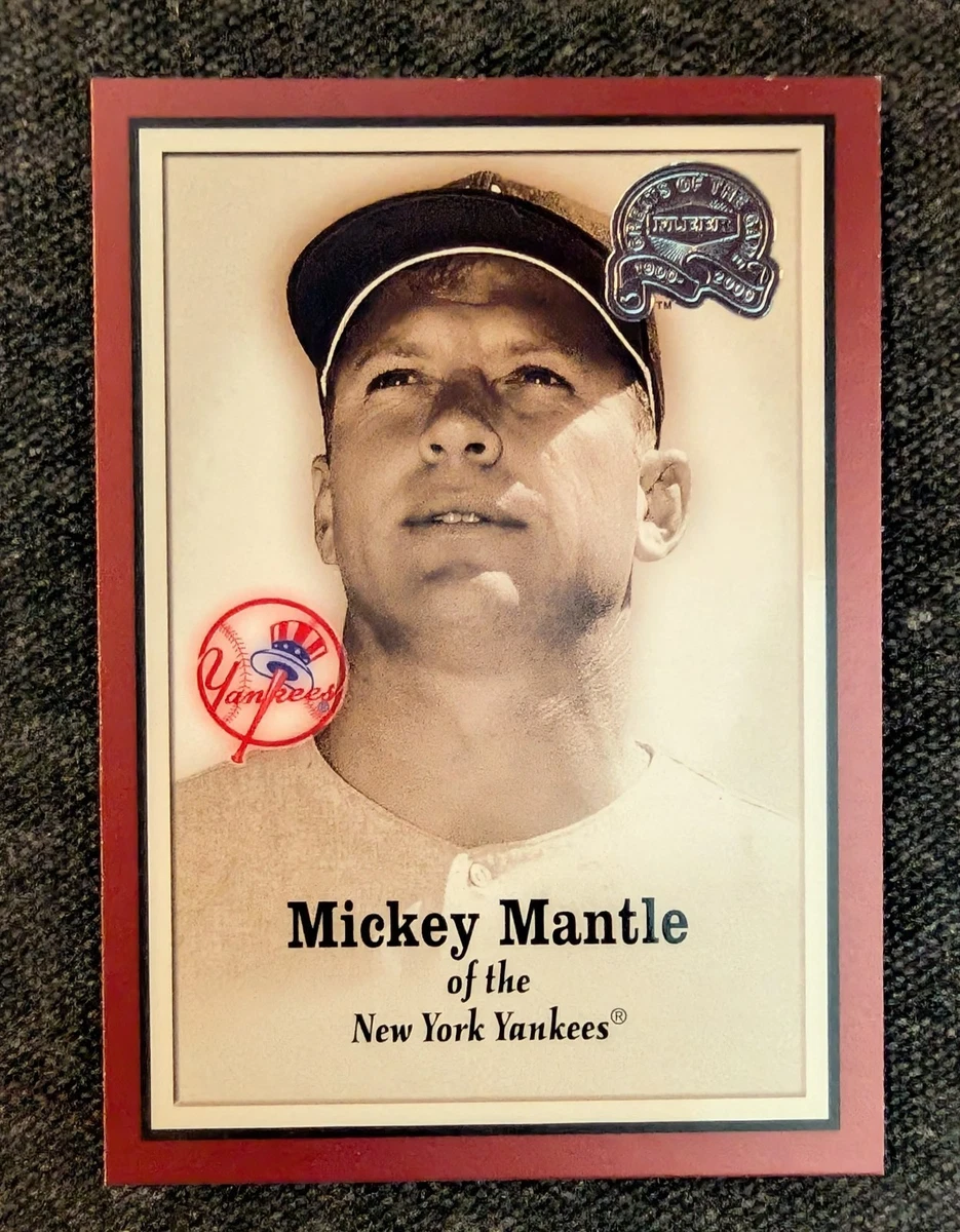 スポーツ選手 2000 FLEER Feel The Game Mickey Mantle 2000 Fleer Greats of the Game - Mickey Mantle #1 for sale | eBay