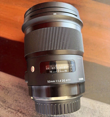Sigma 50mm f/1,4 DG Objektiv für Canon EF Ø77mm