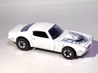 🔥 Hot Wheels Custom Made Redline Pontiac Firebird White Diecast Car 1:64