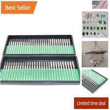 60 Pcs Diamond Drill Bits, 1Mm 2Mm 3Mm Mix Set Jewelry Drill Bits for Jewelry, S