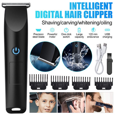 Professional Hair Clippers Trimmer Cutting Beard Cordless Barber Shaving Machine