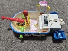 Vintage 1991 Teenage Mutant Ninja Turtles Leo's Jolly Tubboat Incomplete TMNT