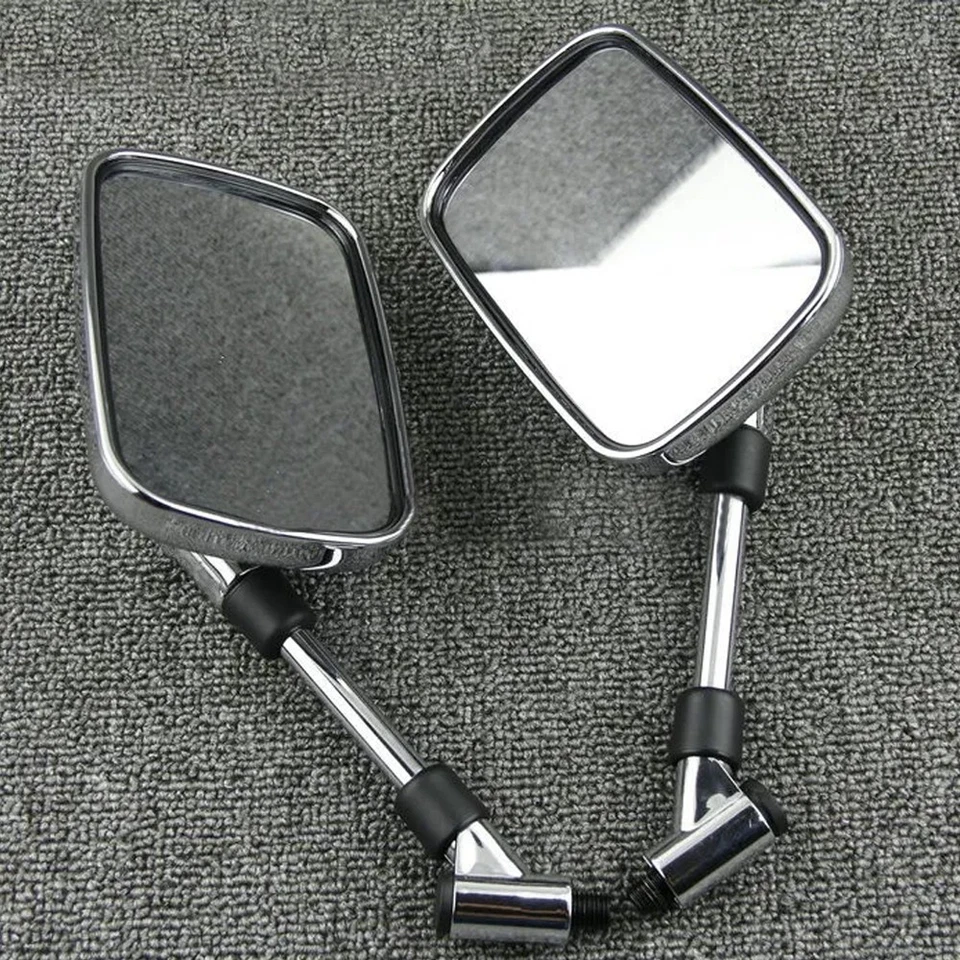 Espejos retrovisores laterales rectangulares para motocicleta Suzuki GZ250 GZ 250 TU250 X 10 MM Foto 4 de 4