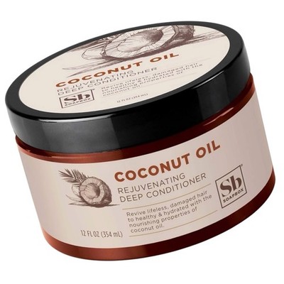 Soapbox Coconut/Shea Rejuvenating Deep Conditioner Hair Mask -Coconut Oil 12 oz