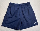 Nike Shorts Mens Medium Standard Fit Above The Knee Blue Mesh Lined Inseam 6"