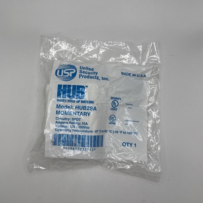 UNITED SECURITY PRODUCTS USP HUBS2A Hold-Up Button, Momentary SPDT