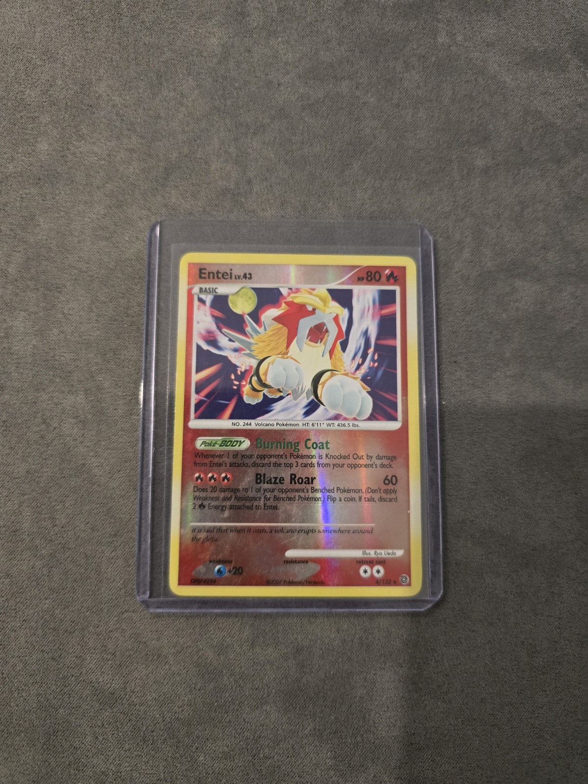Entei Secret Wonders Reverse Holo 4/132 Pokemon TCG LP