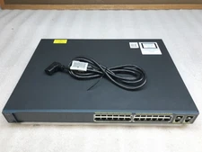 Cisco Catalyst 2960 Plus Series WS-C2960-24PC-S Network Switch w/ Power Cable