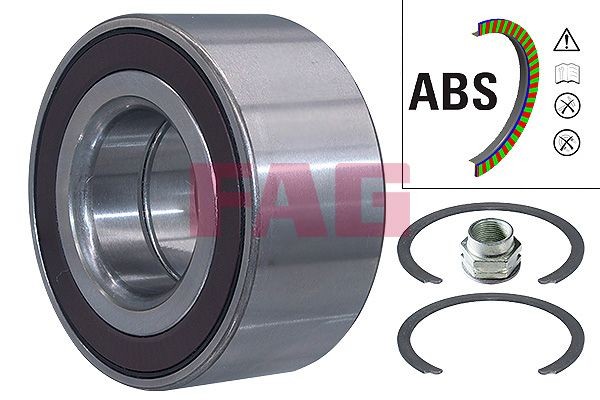 Schaeffler Fag 713 6063 90 Radlagersatz Vorne FüR Alfa Romeo CitroËN Opel-image