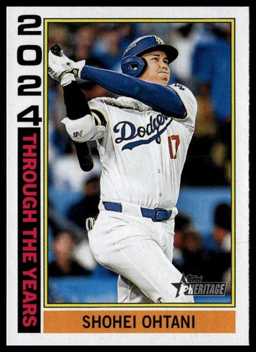 2025 Topps Heritage #TTY-25 Shohei Ohtani Through the Years