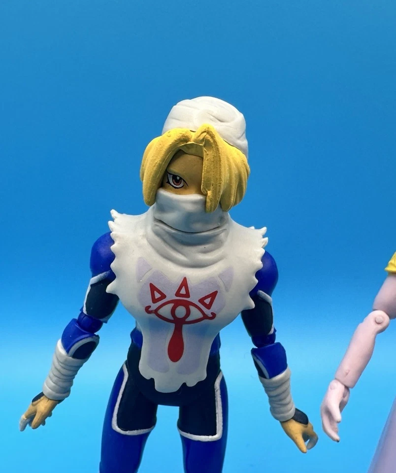 World of Nintendo Sheik And  Zelda 4" Figure Jakks Pacific Fast Shipping !!! - Image 3 of 4